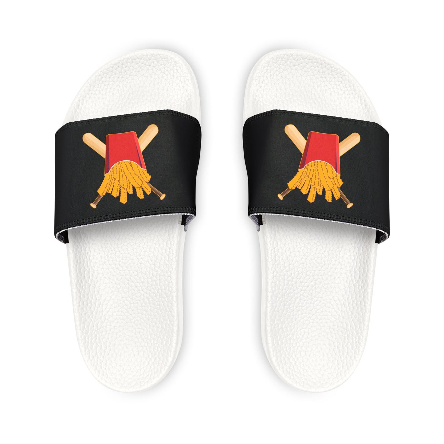 Youth Removable-Strap Sandals Team Rally Fries