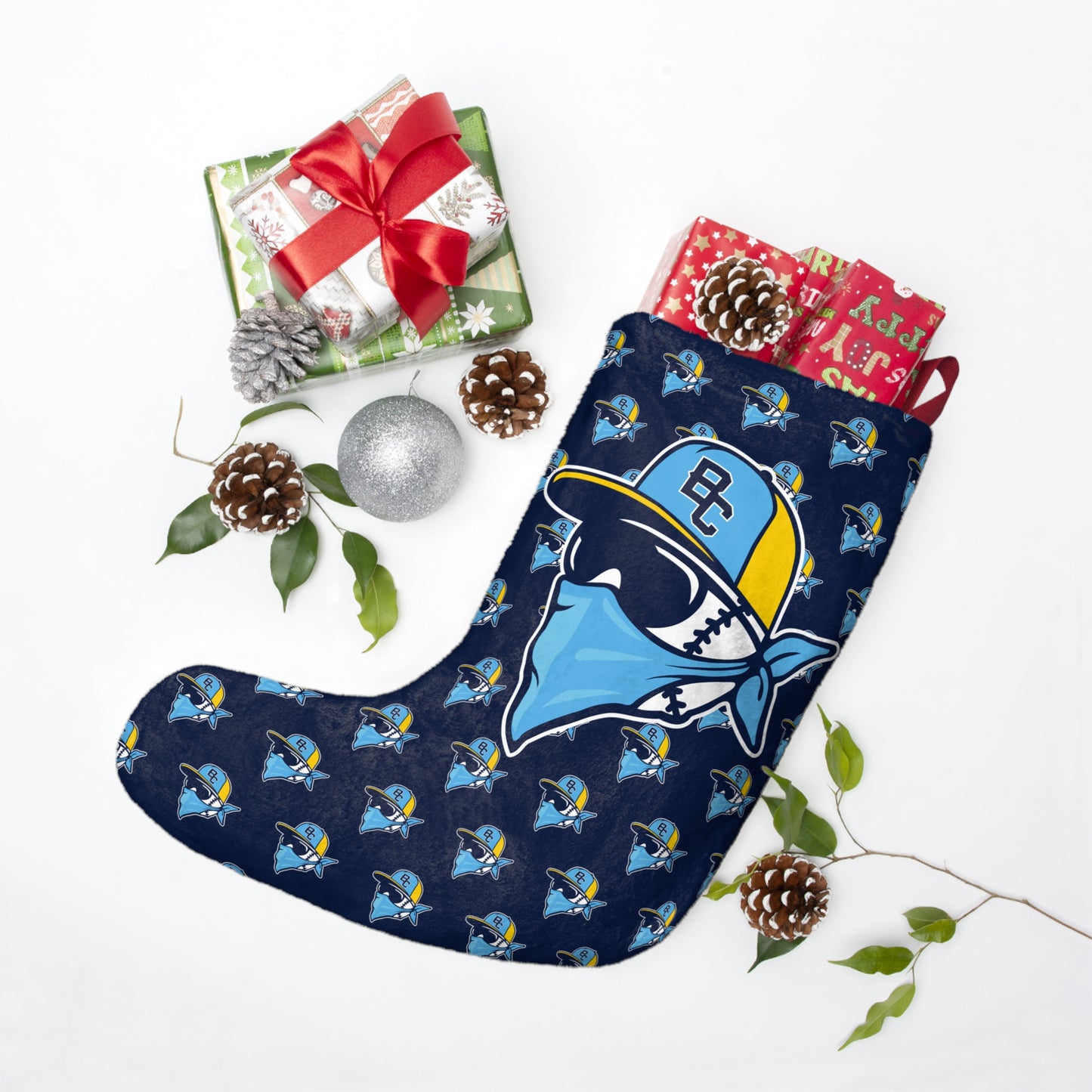 Christmas Stockings Bold City Bandits Baseball