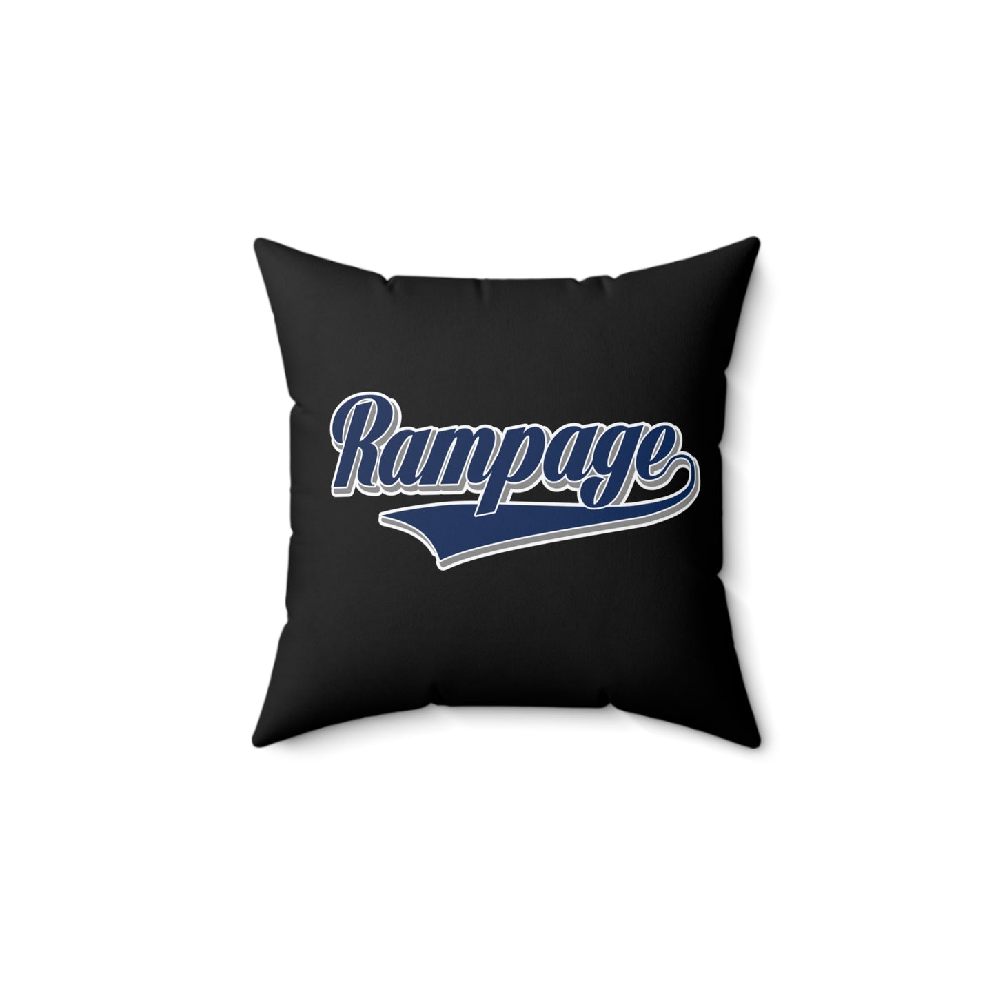 Spun Polyester Square Pillow Mississippi Rampage