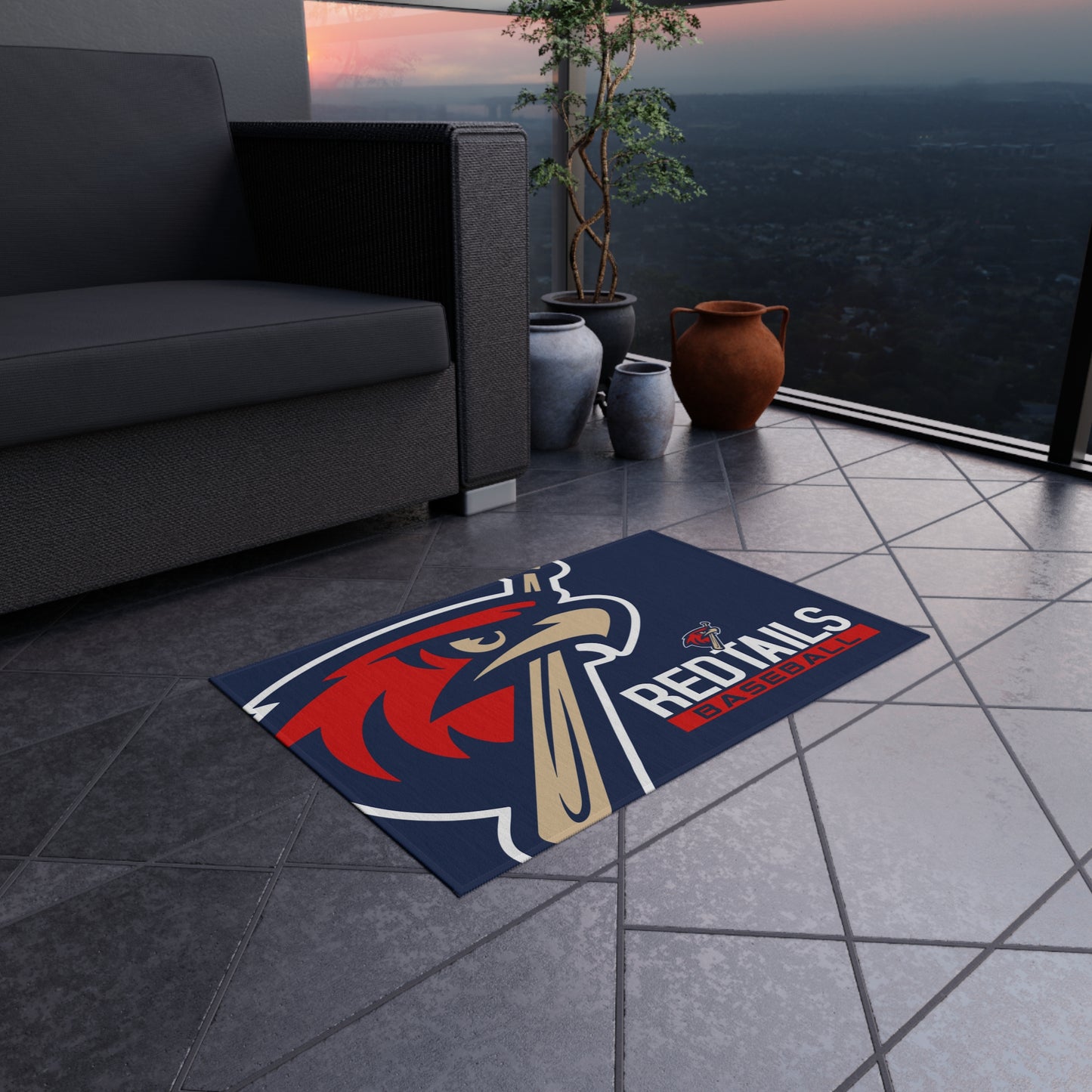 Outdoor Rug MSA Redtails Baseball