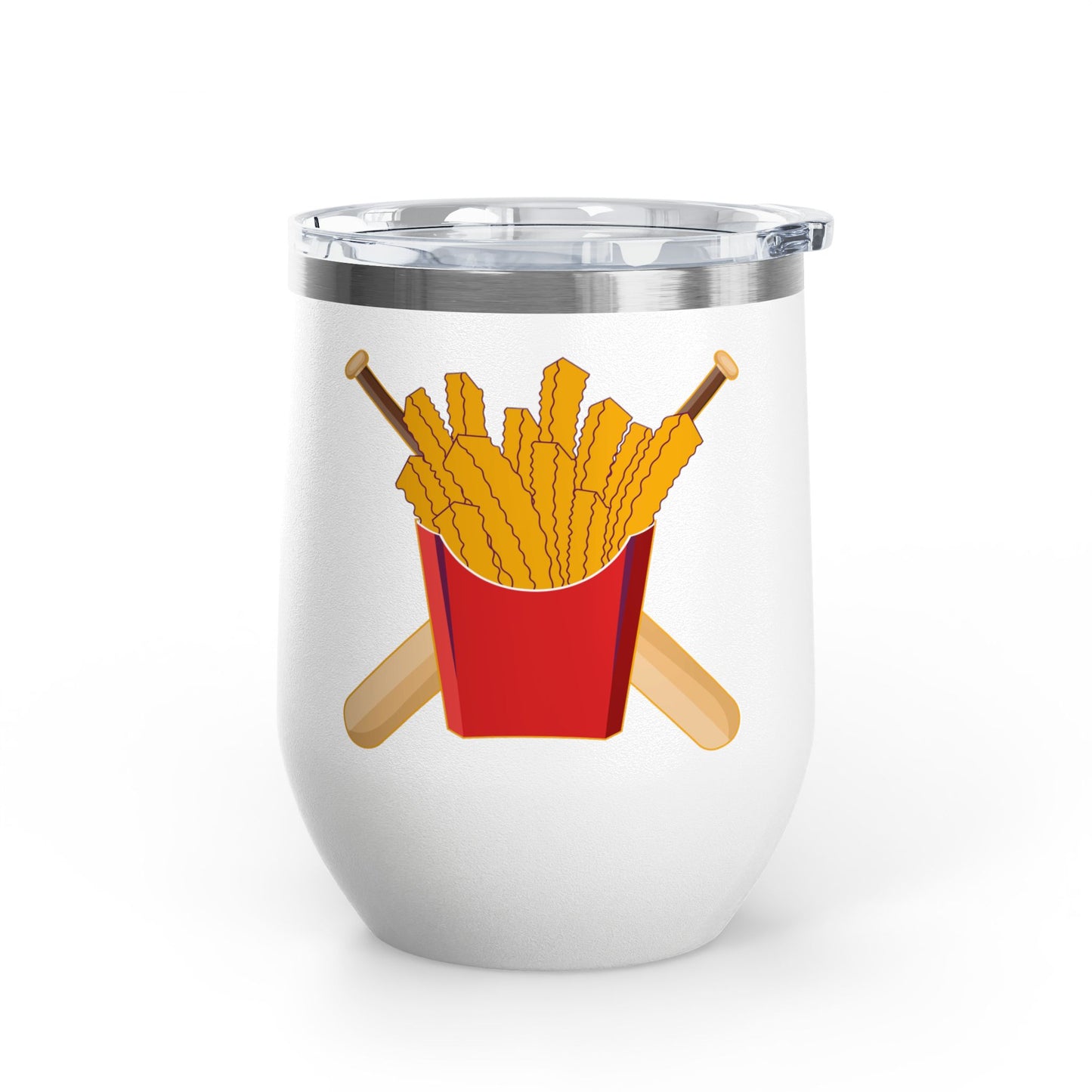 Wine Tumbler, 12oz Team Rally Fries