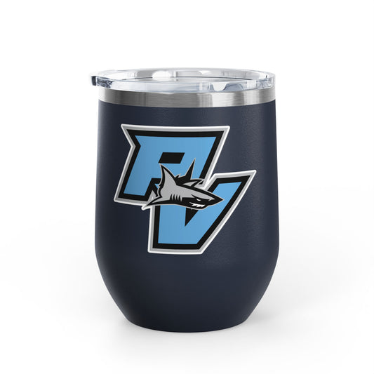 PV Sharks - Wine Tumbler, 12oz