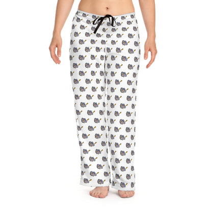 Women's Pajama Pants (AOP) Bloomingdale Bulldogs Baseball
