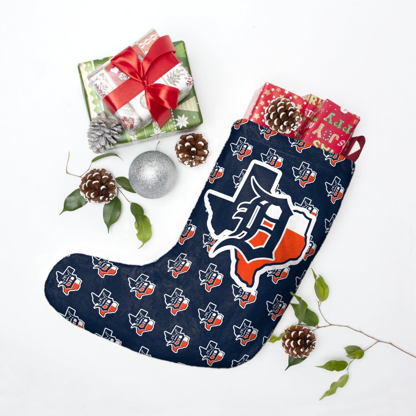 Christmas Stockings Dallas Tigers Baseball