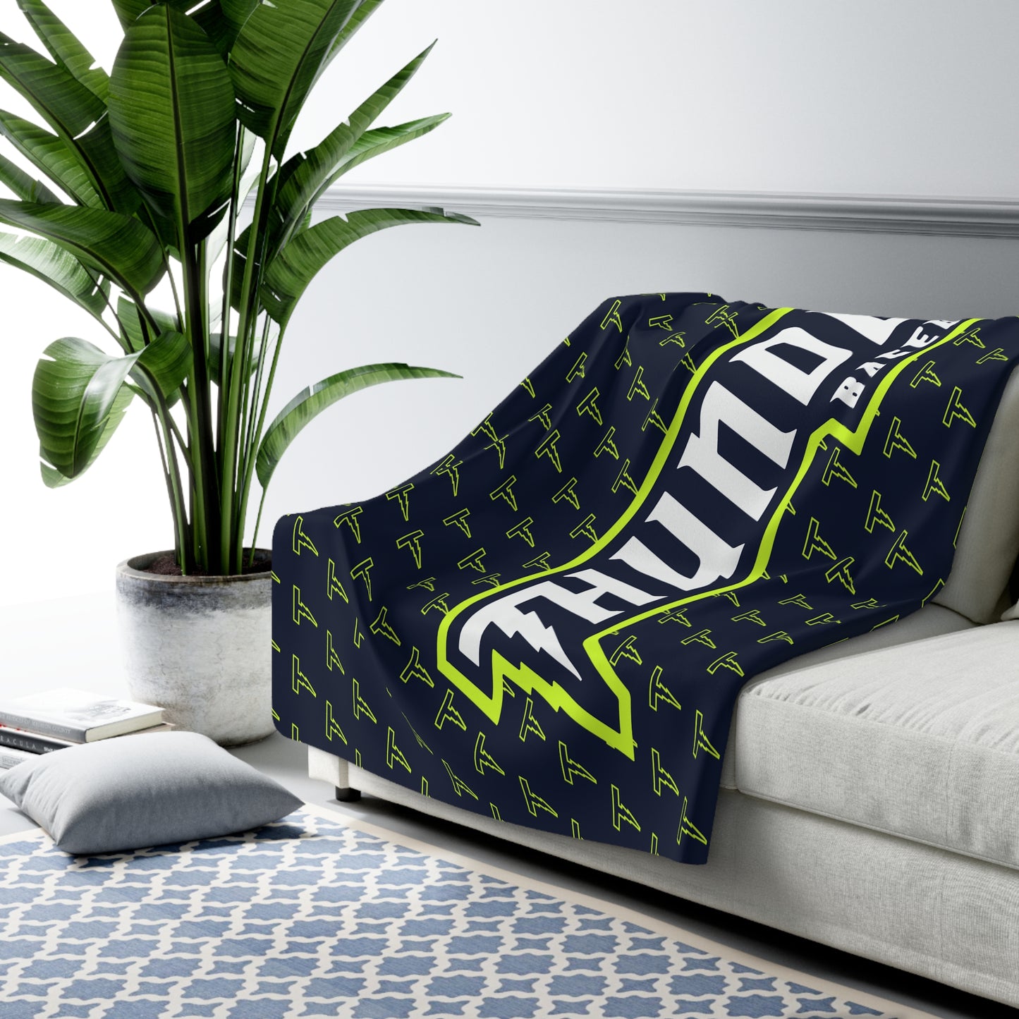 Thunder Sherpa Fleece Blanket