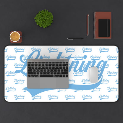 Desk Mat Lightning Baseball