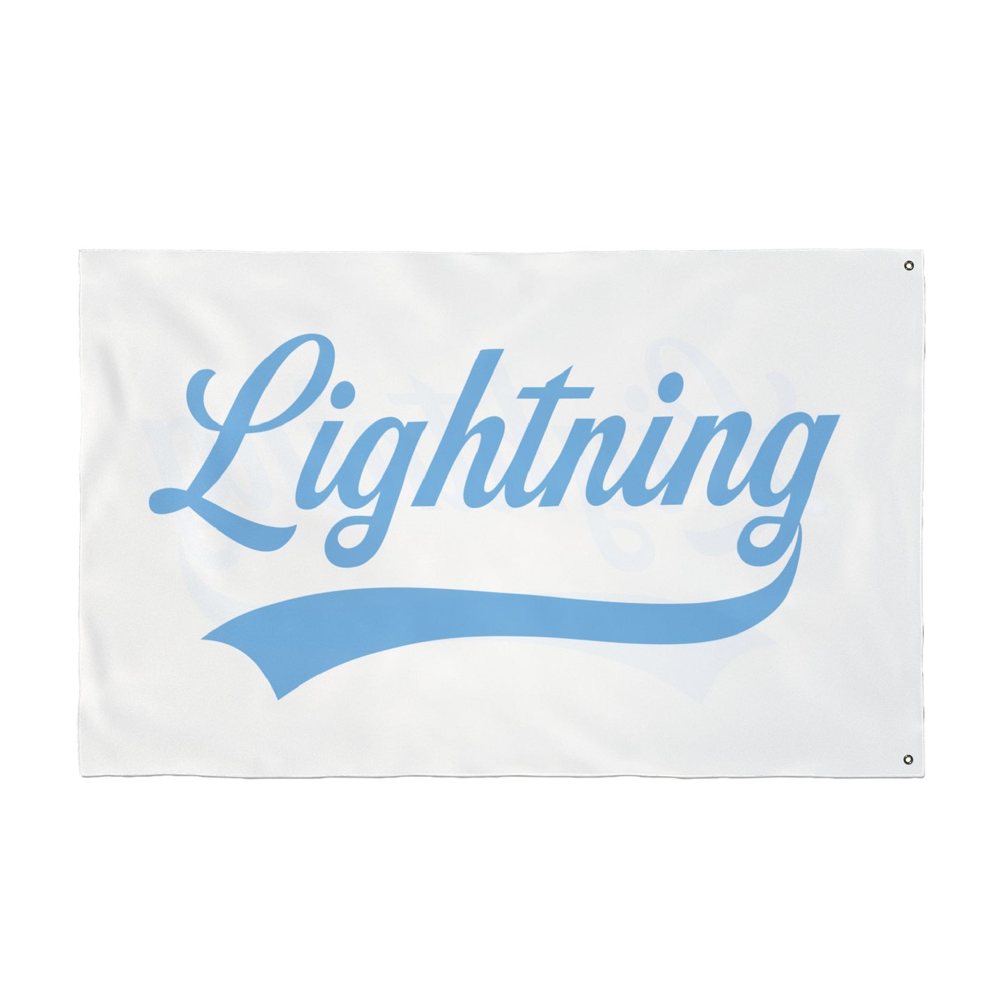 Double Sided Flag Lightning Baseball