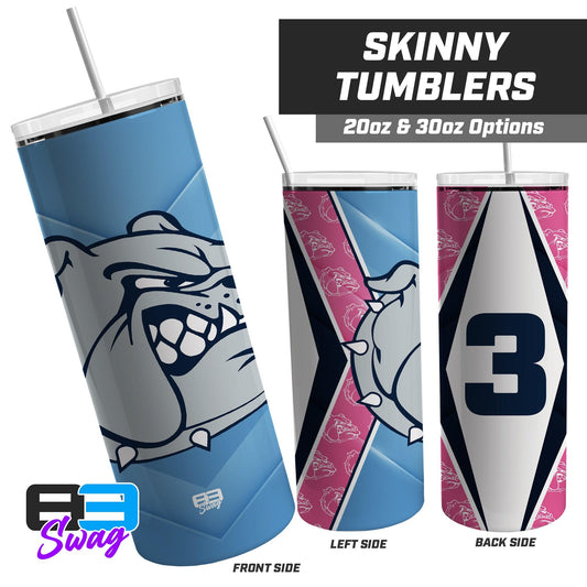 20oz & 30oz Skinny Tumbler - Maumelle Bulldogs Baseball 2 - 83Swag