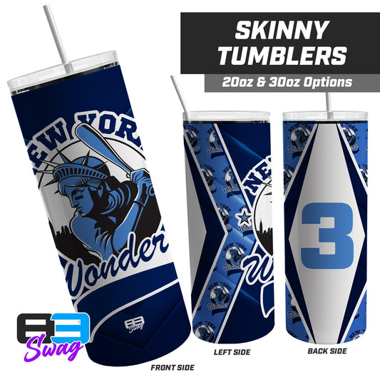 20oz & 30oz Skinny Tumbler - New York Wonders - 83Swag