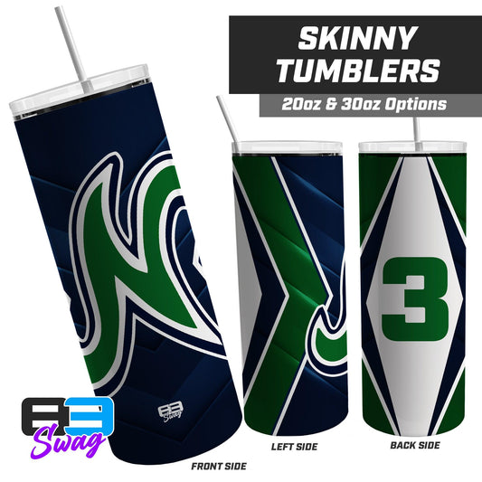 20oz & 30oz Skinny Tumbler - Northwood All Stars - 83Swag