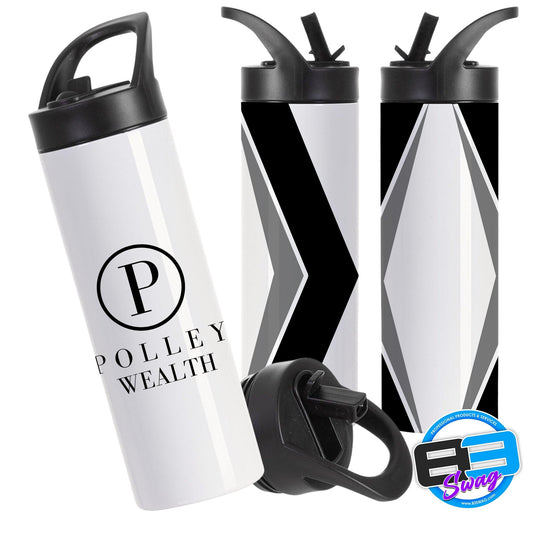 20oz Sports Tumbler - Polley Wealth Management - 83Swag