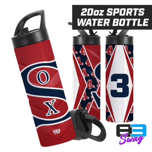 20oz Sports Tumbler - Red Sox Baseball - Wichita - 83Swag