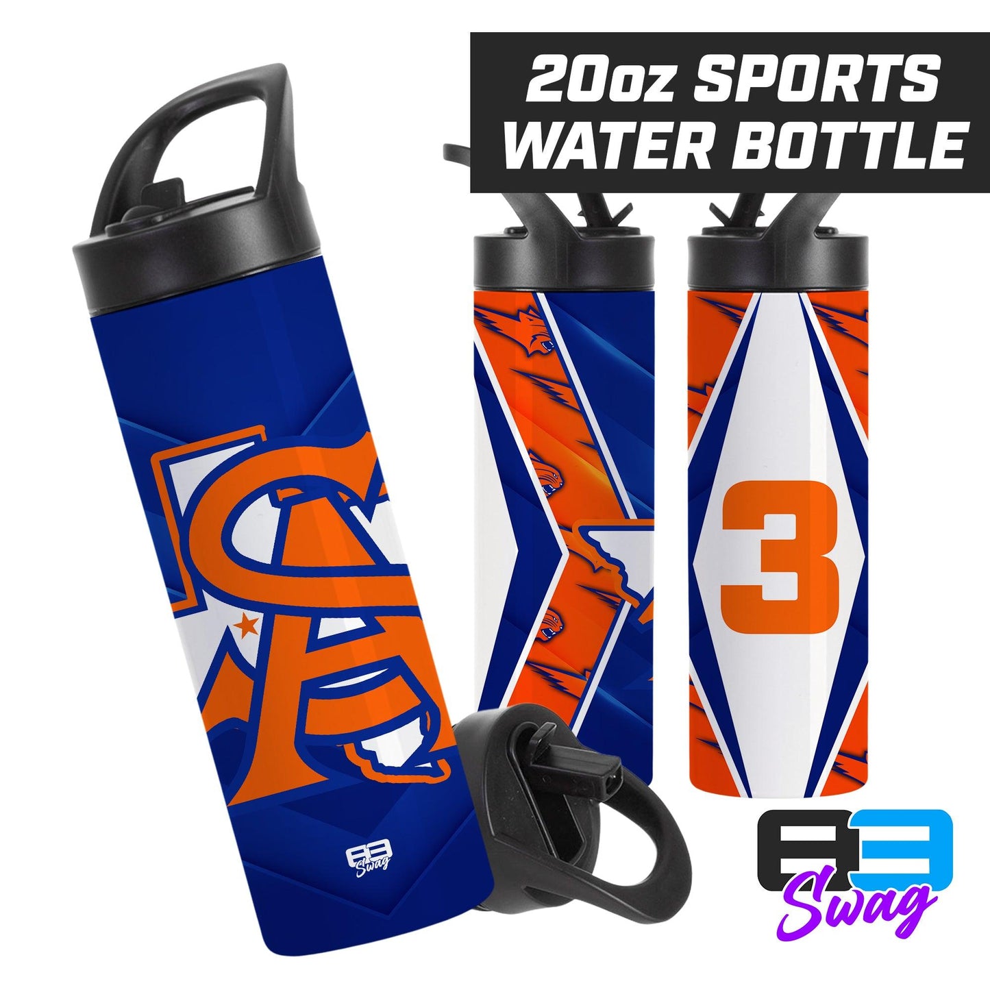 20oz Sports Tumbler - San Angelo Central Football - 83Swag