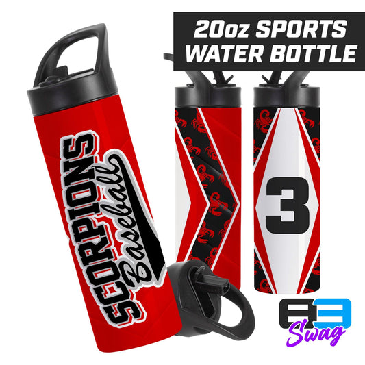 20oz Sports Tumbler - Scorpions Baseball - 83Swag
