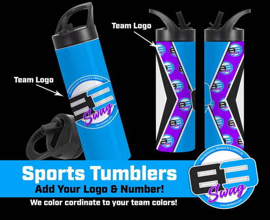20oz Sports Tumbler - Upload Your Team Logo! - 83Swag