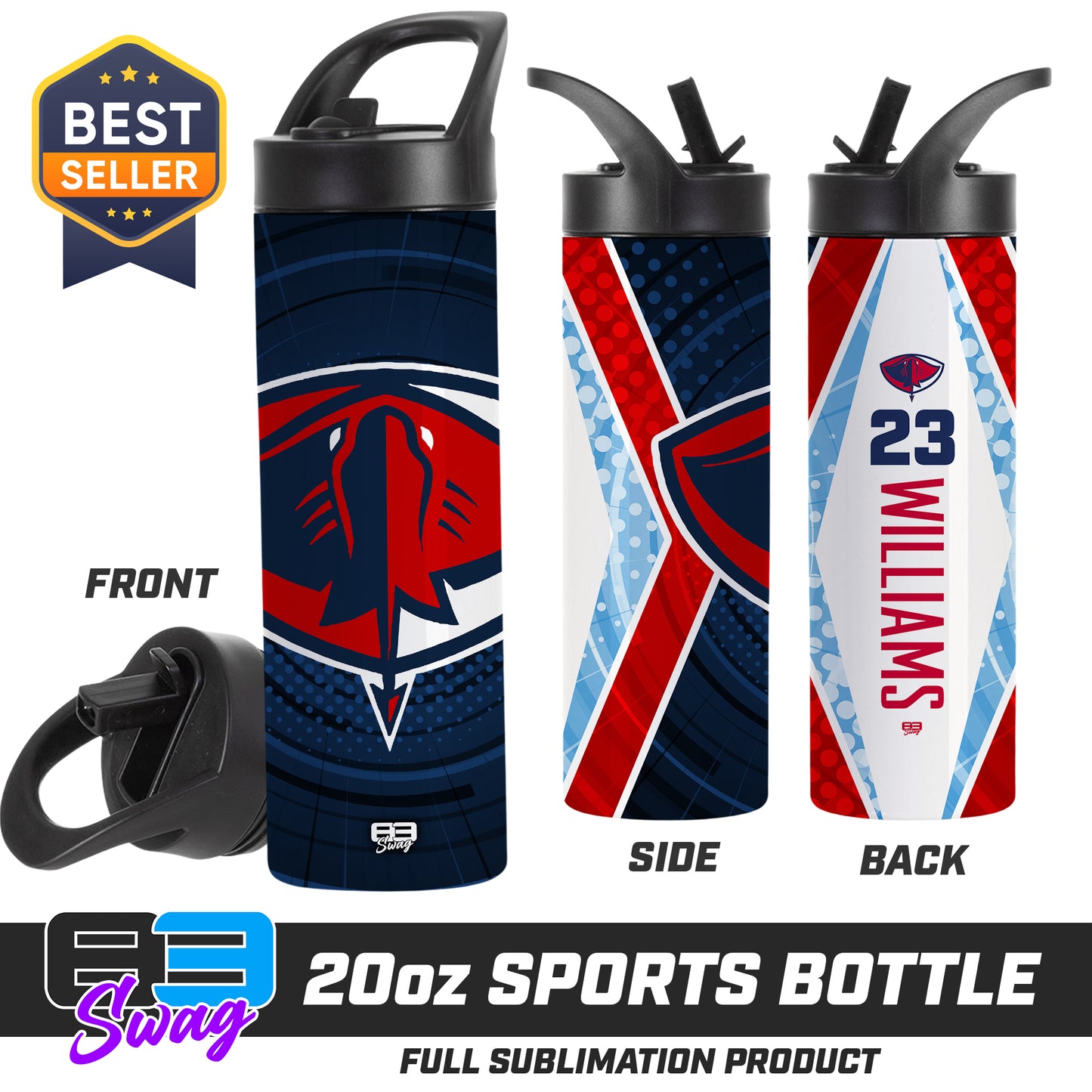 CUSTOM 20oz Sports Tumbler - Pasco Stingers Baseball
