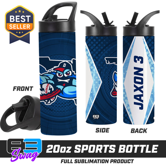 CUSTOM 20oz Sports Tumbler - FCA Blueclaws Baseball