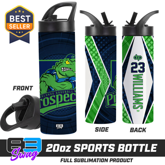 CUSTOM 20oz Sports Tumbler - Orlando Prospects Baseball - OBP - Swamp Kings