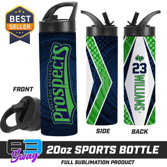 CUSTOM 20oz Sports Tumbler - Orlando Baseball Prospects - OBP