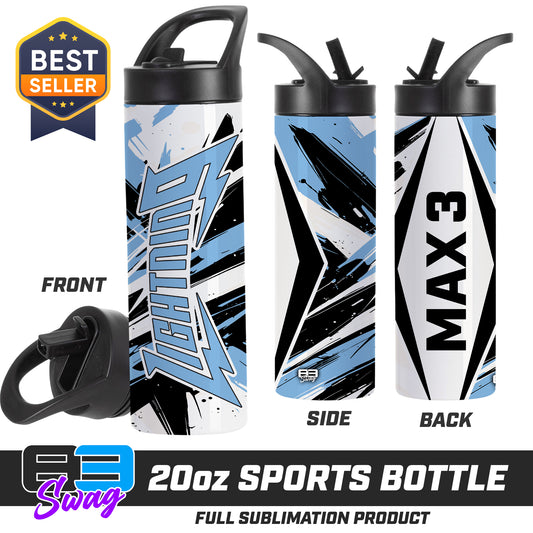 20oz Sports Tumbler - Lightning Baseball