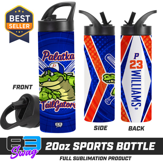 CUSTOM 20oz Sports Tumbler - Palatka TailGators Baseball