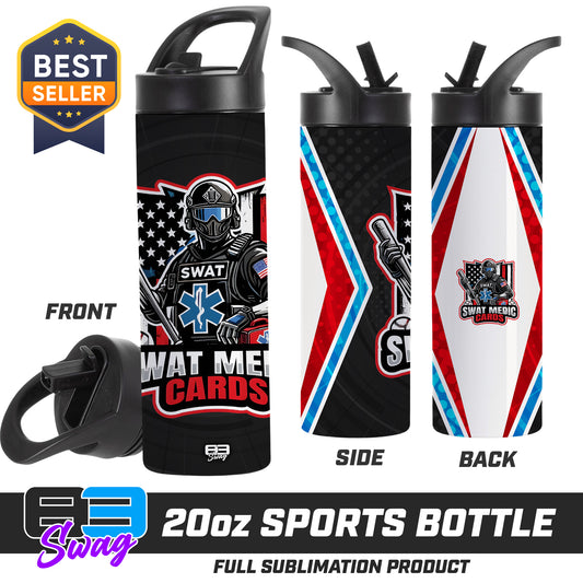 CUSTOM 20oz Sports Tumbler - Swat Medic Cards