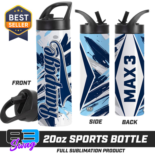 20oz Sports Tumbler - Mississippi Rampage 2030 Softball V.26