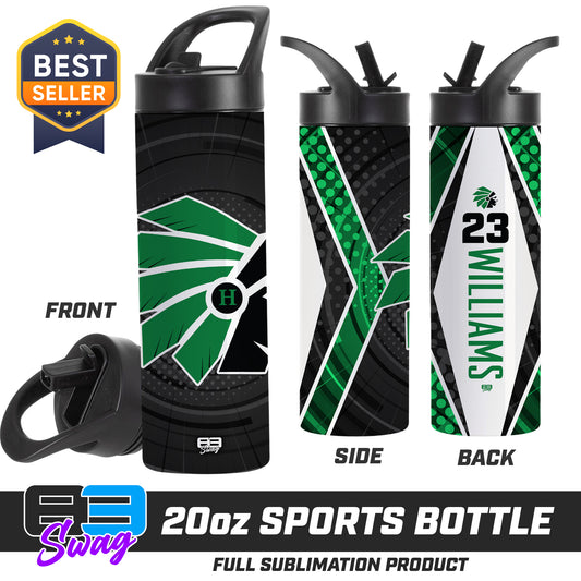 CUSTOM 20oz Sports Tumbler - Hopatcong Warriors