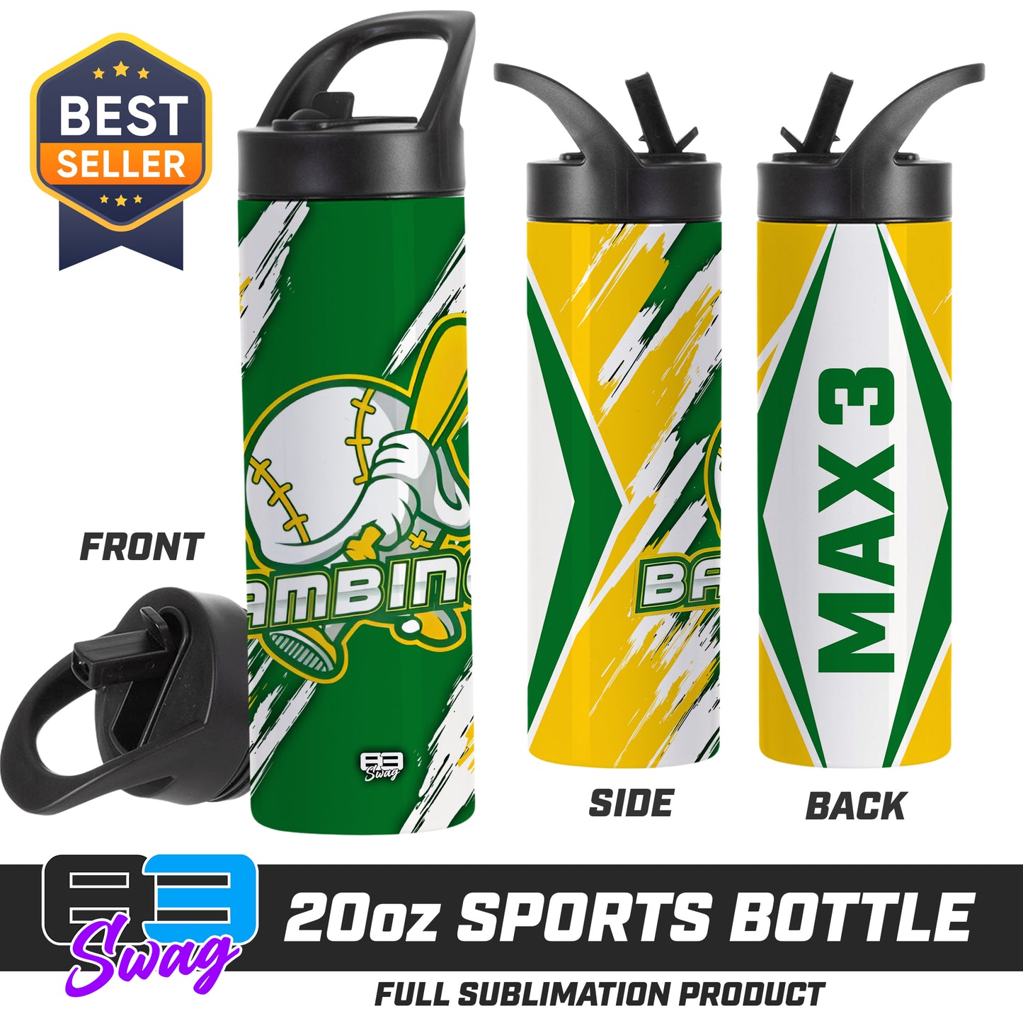 20oz Sports Tumbler - Bambinos Baseball