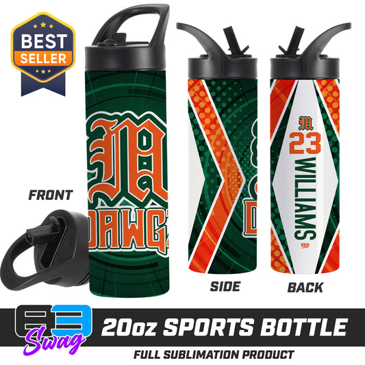 CUSTOM 20oz Sports Tumbler - Miami Metro Dawgz