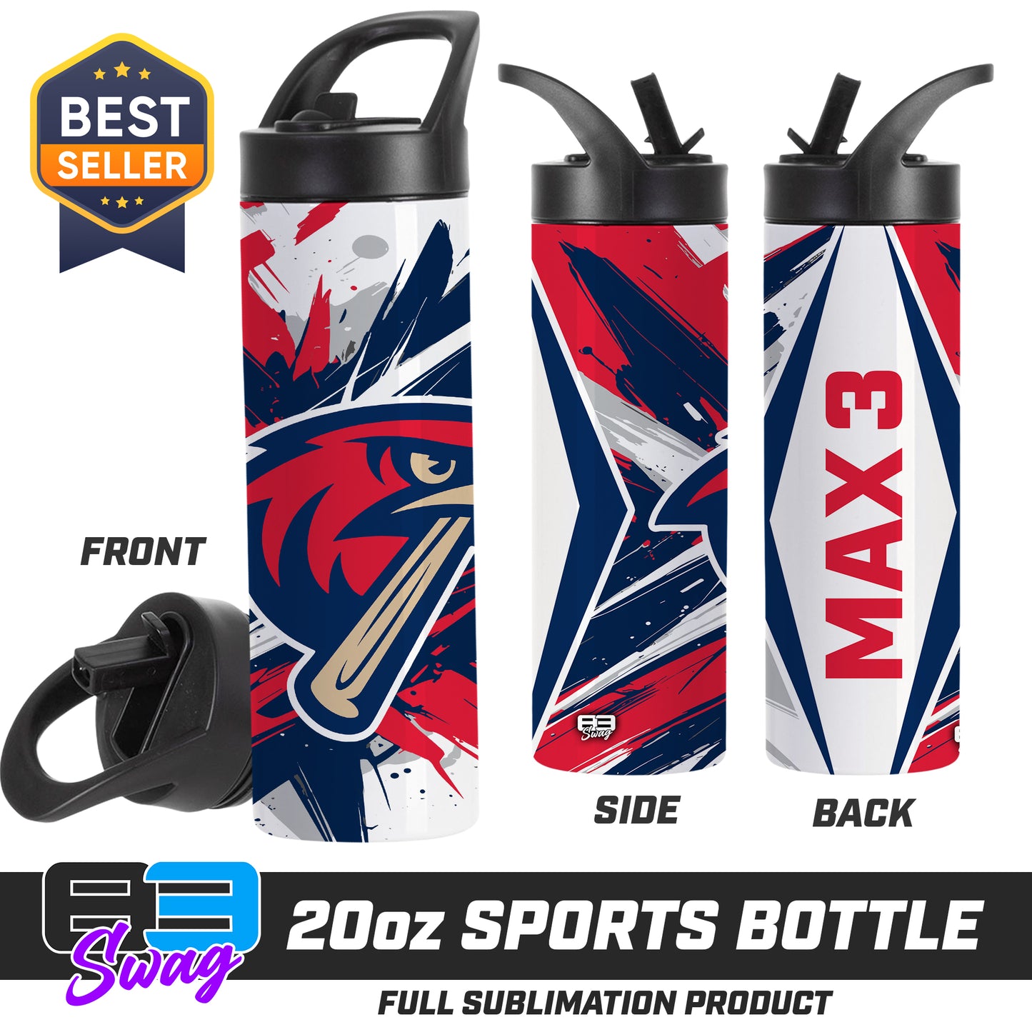 20oz Sports Tumbler - MSA Redtails Baseball