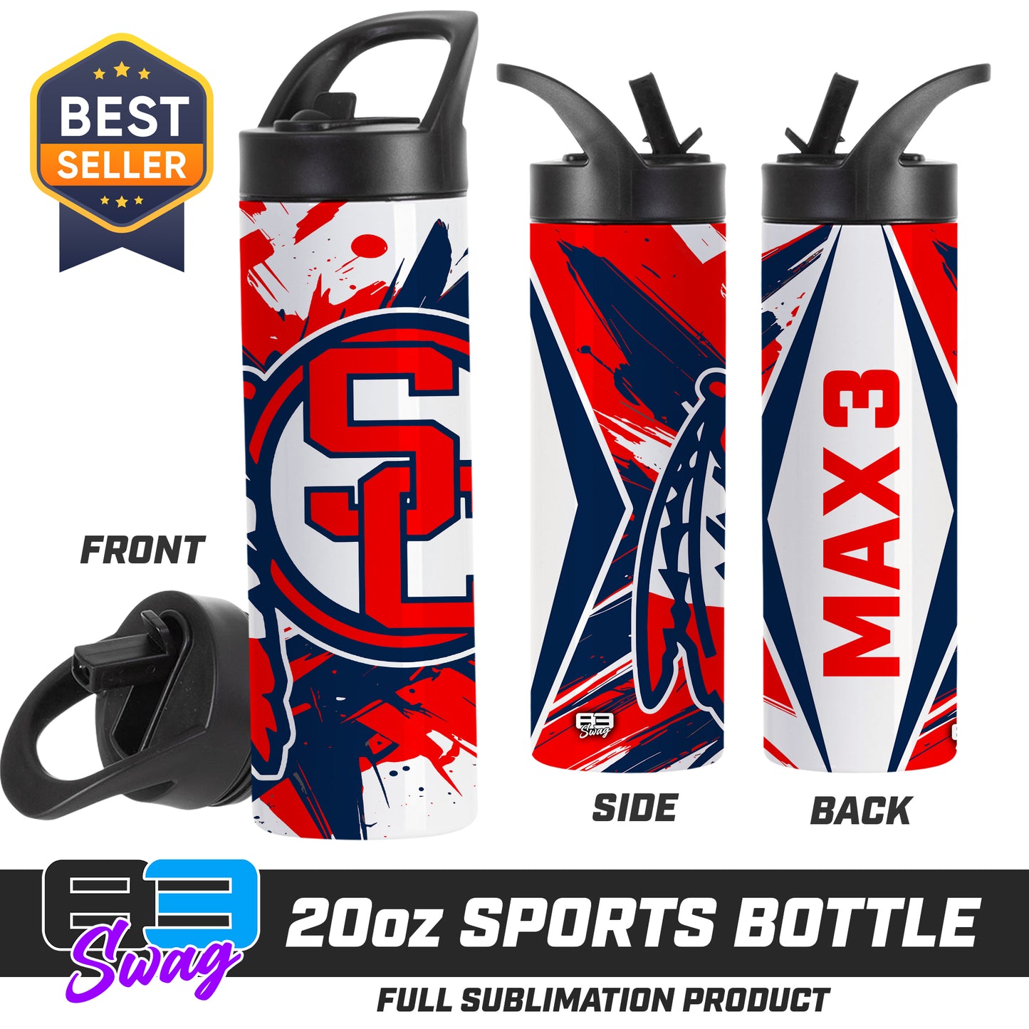 20oz Sports Tumbler - South Cherokee Indians