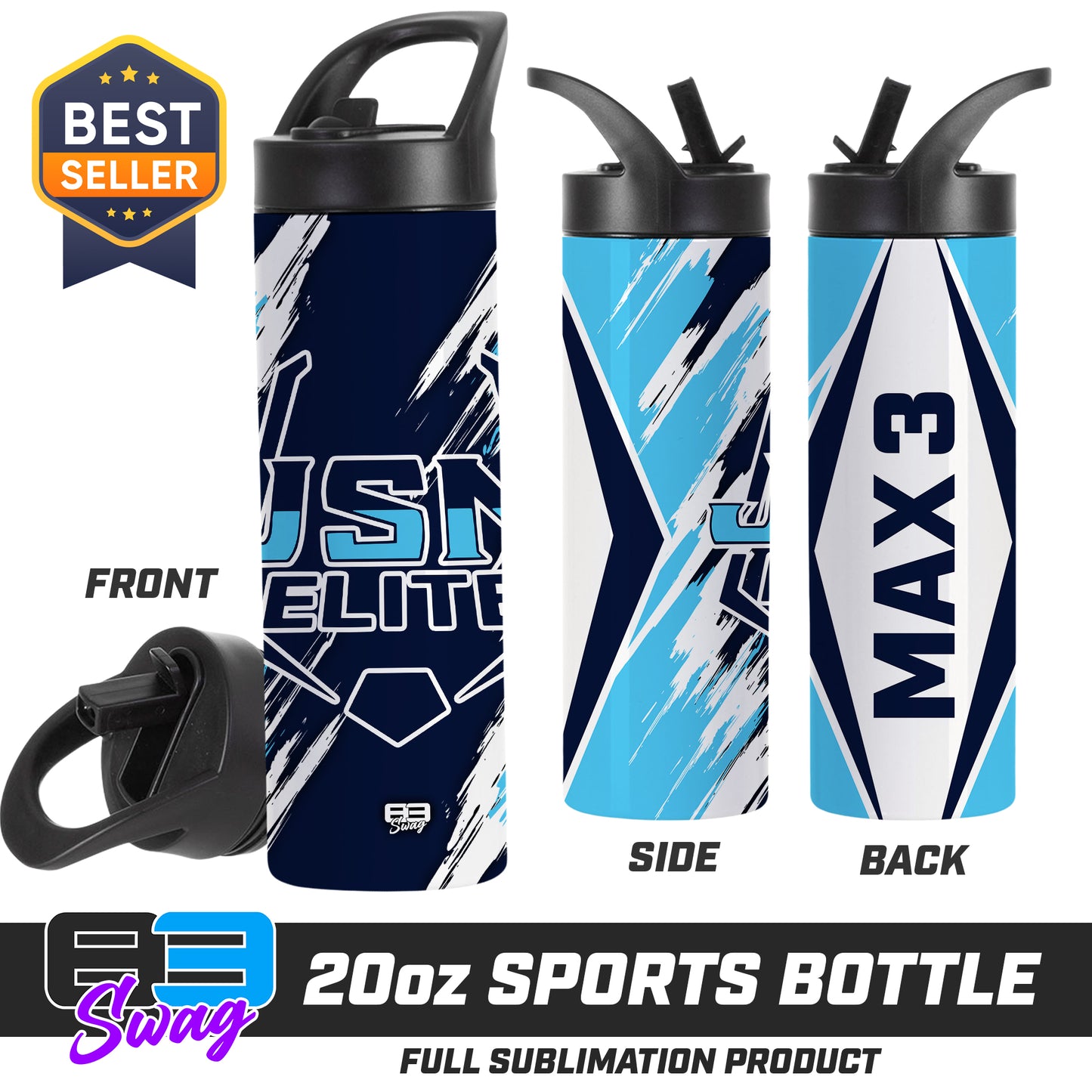20oz Sports Tumbler - JSM ELITE Baseball