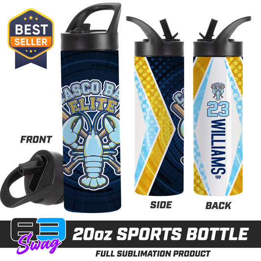 CUSTOM 20oz Sports Tumbler - Casco Bay Elite Baseball