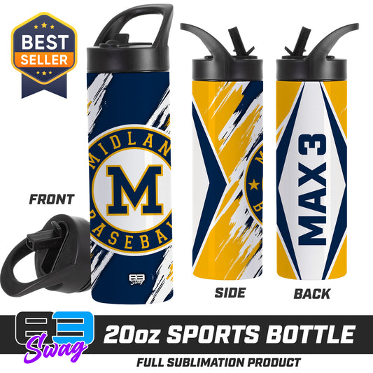 20oz Sports Tumbler - Midland Baseball