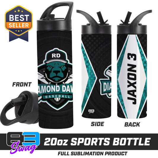 CUSTOM 20oz Sports Tumbler - Diamond Dawgs Baseball