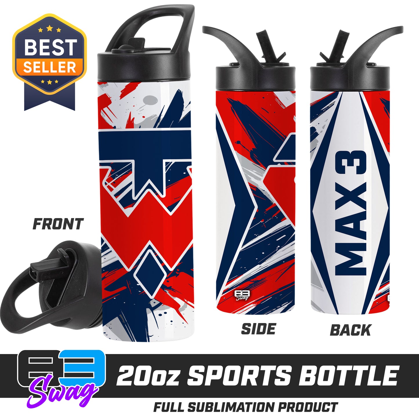 20oz Sports Tumbler - Tampa Warriors Baseball