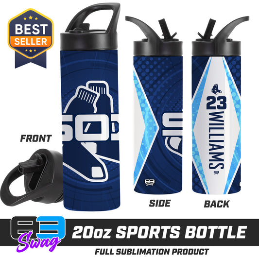 CUSTOM 20oz Sports Tumbler - Blue Sox Baseball