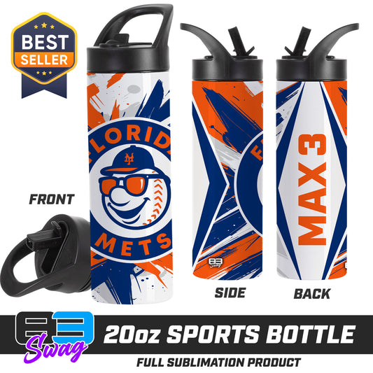 20oz Sports Tumbler - Florida Mets Baseball