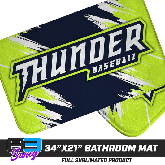 21"x34" Microfiber Bath Mat - Ponte Vedra Thunder Baseball - 83Swag