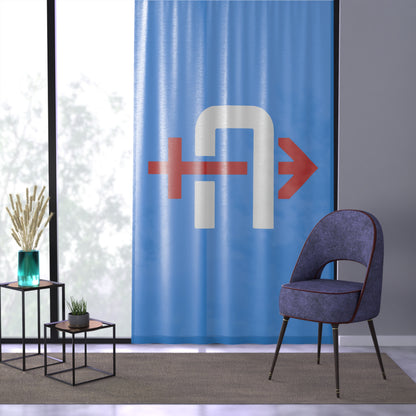 Window Curtain Arrows Baseball