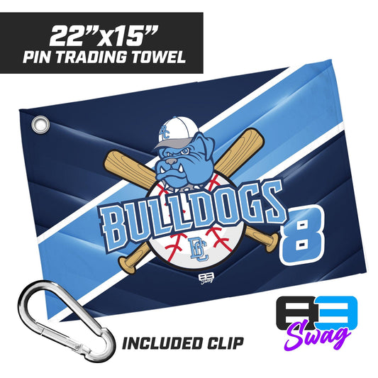 22"x15" Pin Trading Towel - BC Bulldogs - 83Swag
