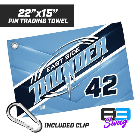 22"x15" Pin Trading Towel - East Side Thunder - 83Swag