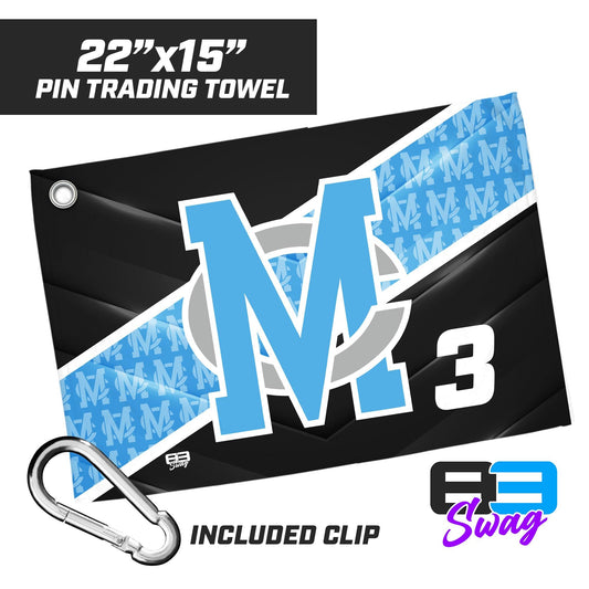 22"x15" Pin Trading Towel - MC Stallions Baseball - 83Swag
