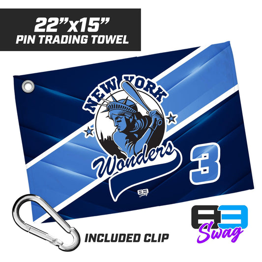 22"x15" Pin Trading Towel - New York Wonders - 83Swag