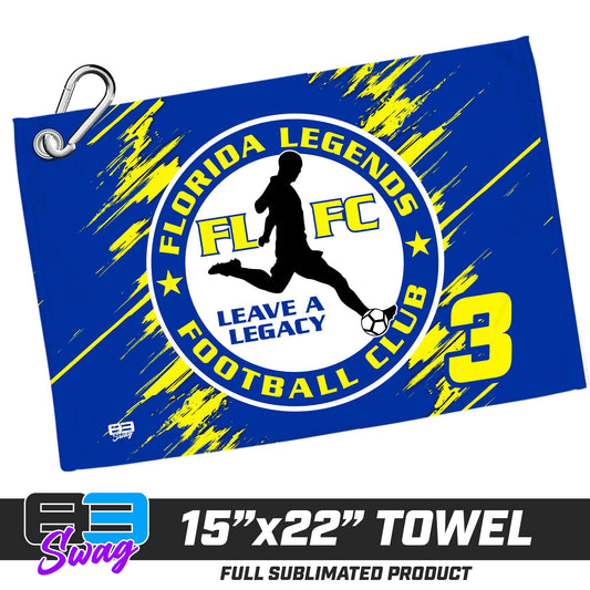 22"x15" Plush Towel - Florida Legends FC - 83Swag