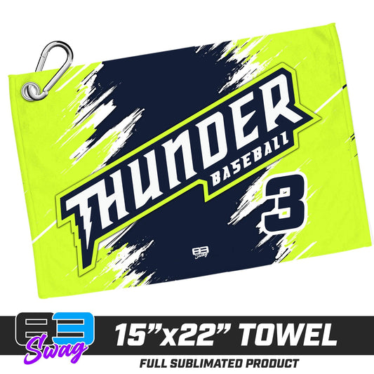 22"x15" Plush Towel - Ponte Vedra Thunder Baseball - 83Swag