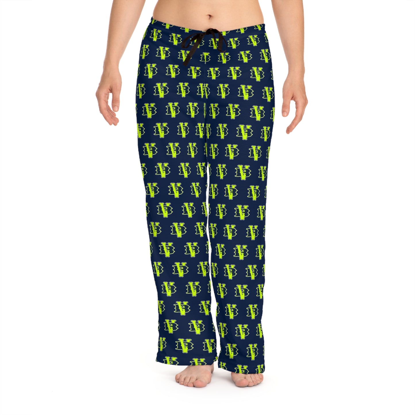 Women's Pajama Pants (AOP) VB Bombers Baseball