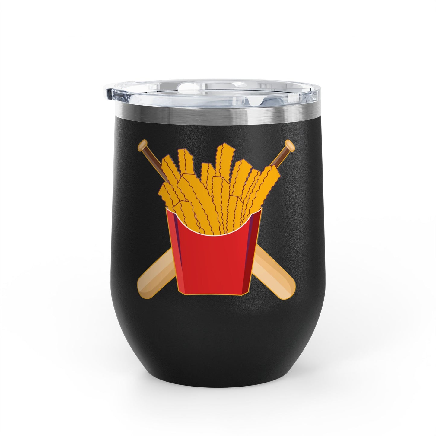 Wine Tumbler, 12oz Team Rally Fries