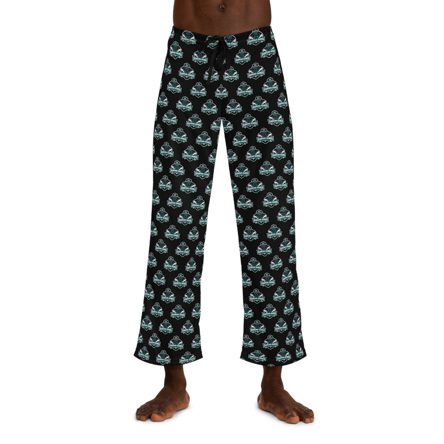 Men's Pajama Pants (AOP) Diamond Dawgs Baseball